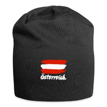 Drapeau autrichien - Bonnet en jersey - noir - Devant