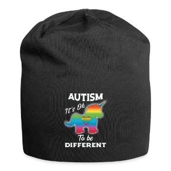 Autism Awareness Unicorn Autism - Jersey Beanie - black - Front