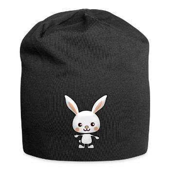 rabbit - Jersey Beanie - black - Front