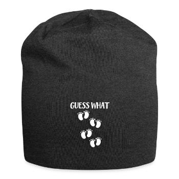Schwangerschaft - Jersey-Beanie - Anthrazit - Vorne