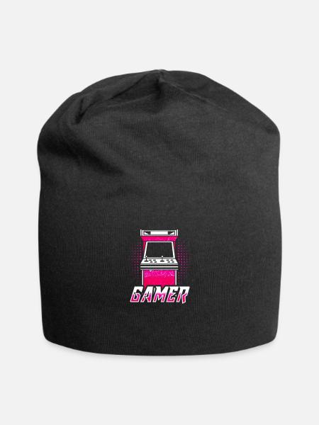 Gaming Gaming Gaming Gaming Gaming Gaming Gaming - Jersey-Beanie - Schwarz