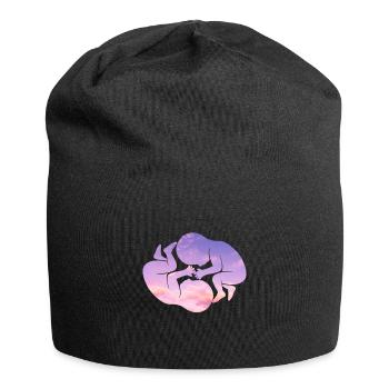 Schwangerschaft - Jersey-Beanie - Schwarz - Vorne