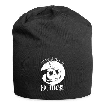 Nightmare Halloween T-shirt gift creepy dream - Jersey Beanie - black - Front