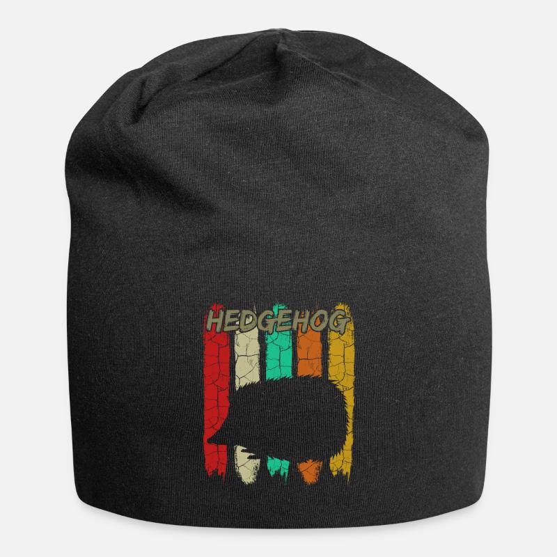 hérisson - Bonnet en jersey - noir