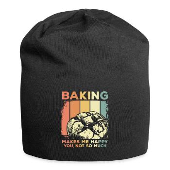 Pain de pain boulanger - Bonnet en jersey - noir - Devant