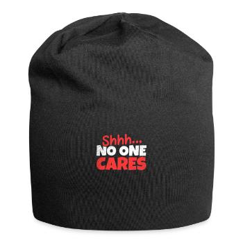 Synthetisches Shh Inge interessiert Geschenk - Jersey-Beanie - Schwarz - Vorne