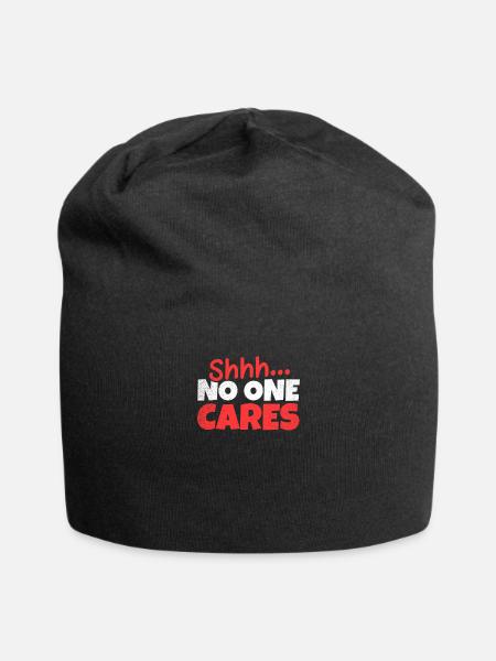 Synthetisches Shh Inge interessiert Geschenk - Jersey-Beanie - Schwarz