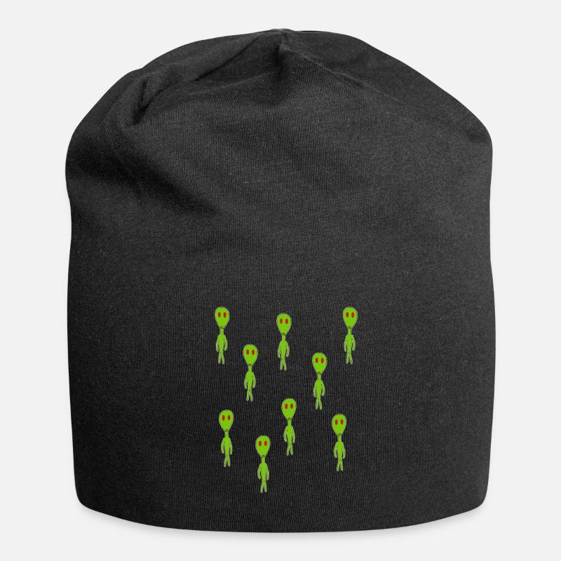 aliens - Jersey Beanie - black