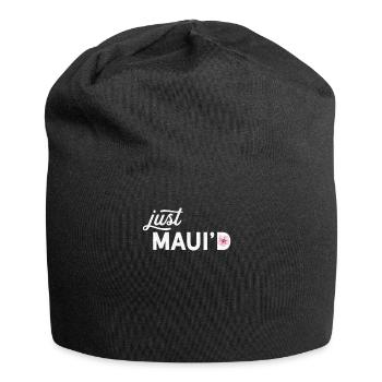 Neuheit Vintage Hochzeitsgeschenk nur Maui'd nur - Jersey-Beanie - Schwarz - Vorne