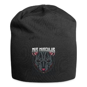 Maus - Jersey-Beanie - Schwarz - Vorne