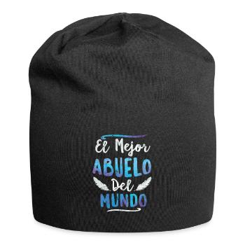 El Mejor Abuelo Del Mundo Grand-père fête des pères - Bonnet en jersey - noir - Devant