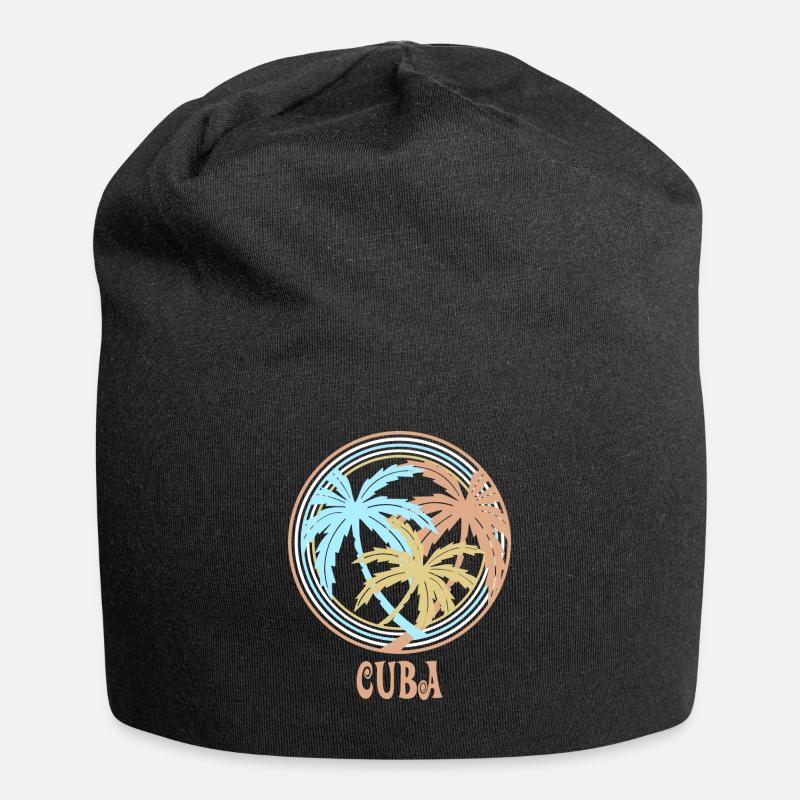 Cuba - Bonnet en jersey - noir