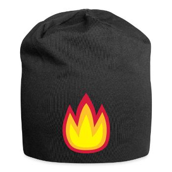 Fire - Jersey Beanie - black - Front