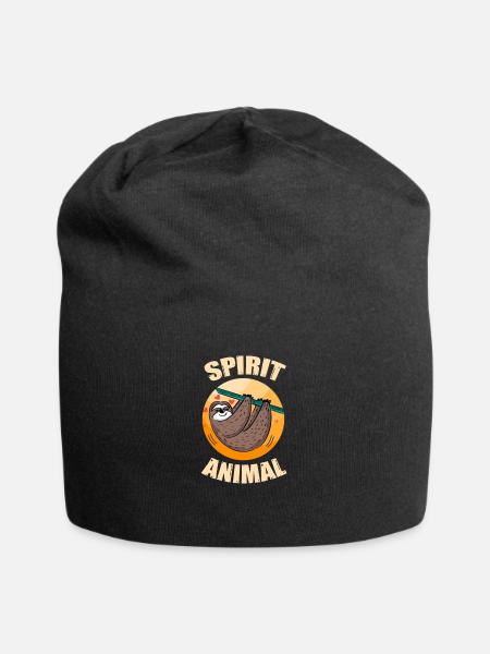 sloth - Jersey Beanie - black