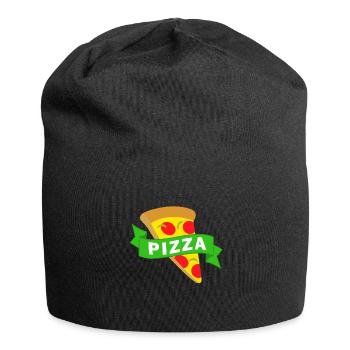 Pizza - Jersey-Beanie - Schwarz - Vorne