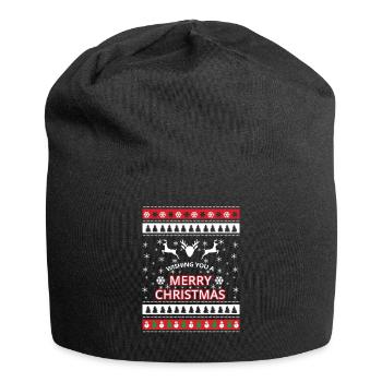 Ugly Christmas Joyeux Noël - Bonnet en jersey - noir - Devant