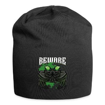 Modern crab | Crustacean sea creatures gift - Jersey Beanie - black - Front