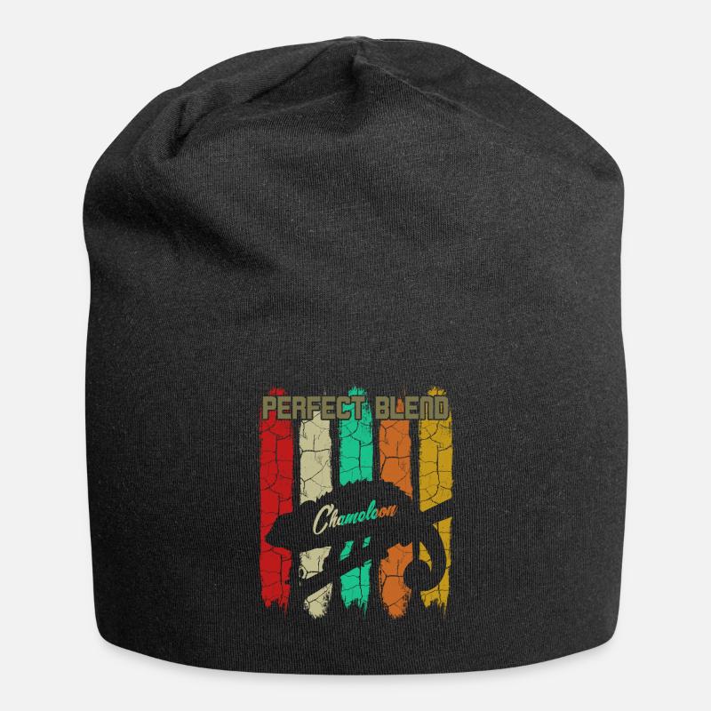 Chamäleon - Jersey-Beanie - Schwarz