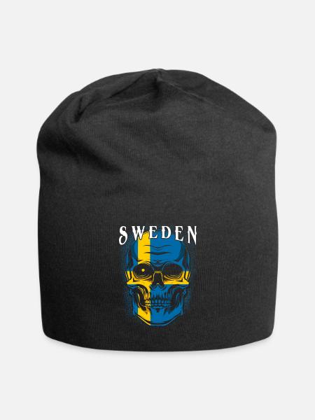 Suède - Bonnet en jersey - noir