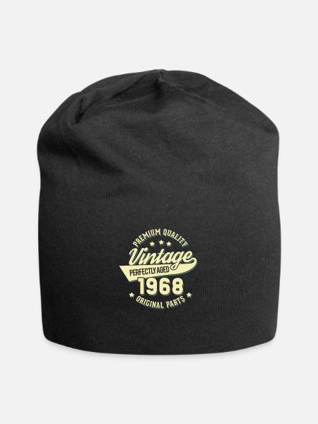 1968 - Jersey-Beanie - Schwarz