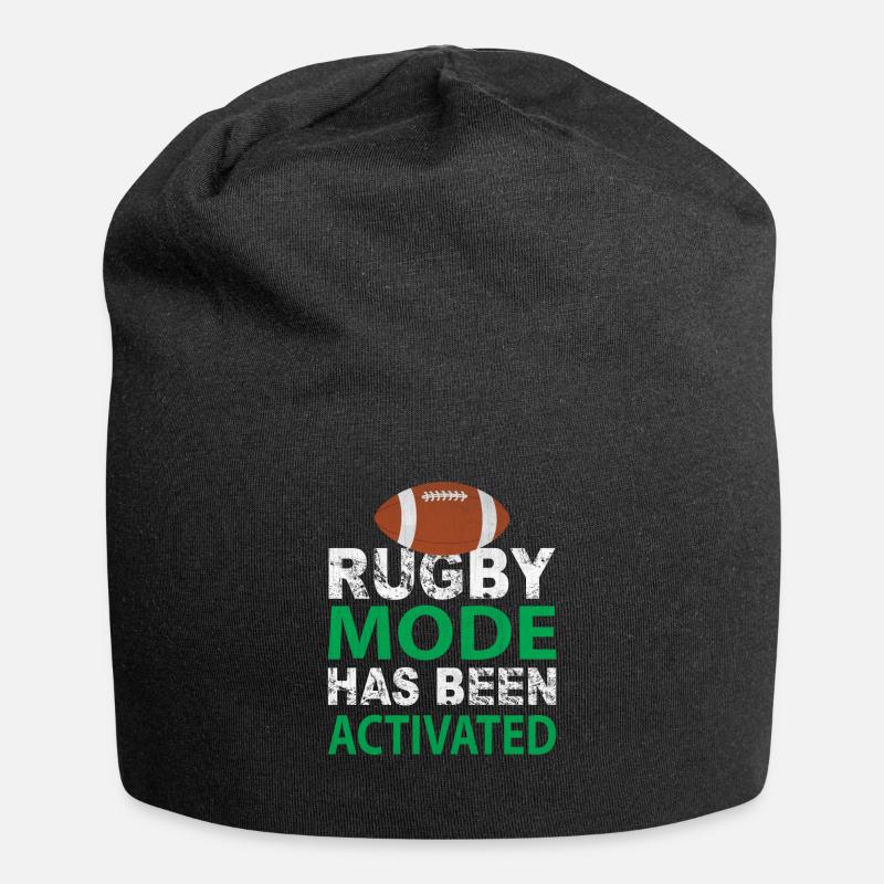 rugby - Jersey Beanie - black