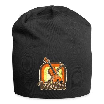 geige violine bratsche streichinstrument - Jersey-Beanie - Schwarz - Vorne