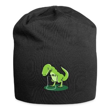 Trex Springseil Sport Training Geschenk - Jersey-Beanie - Schwarz - Vorne