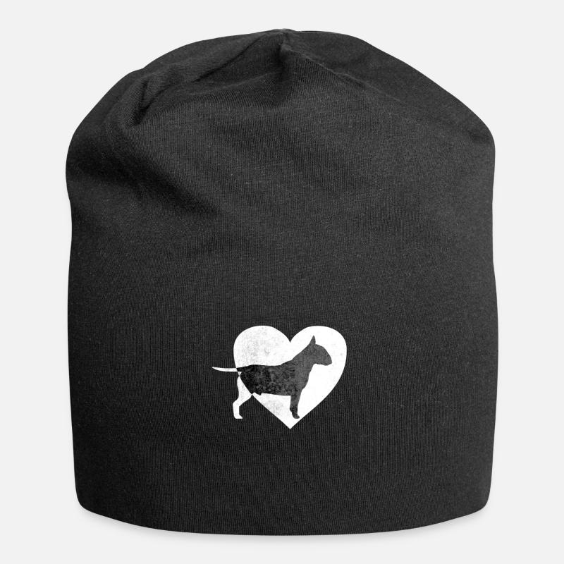 bull-terrier - Bonnet en jersey - noir