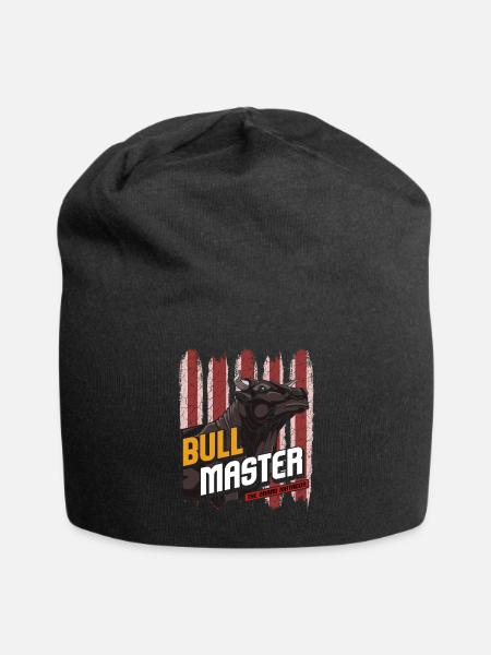 Stier - Jersey-Beanie - Schwarz