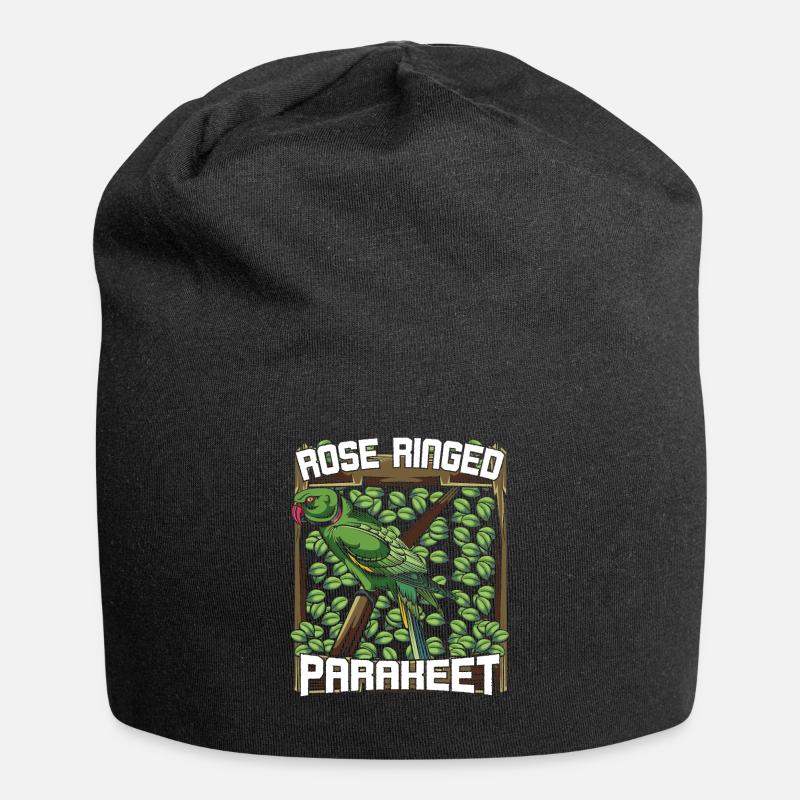 perroquet - Bonnet en jersey - noir