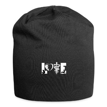 Tierarzt - Jersey-Beanie - Schwarz - Vorne