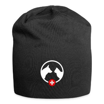 Tierarzt - Jersey-Beanie - Schwarz - Vorne