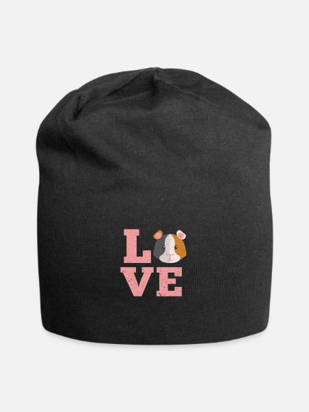 Cochon d'Inde cochon d'Inde cadeau cochon d'Inde - Bonnet en jersey - noir