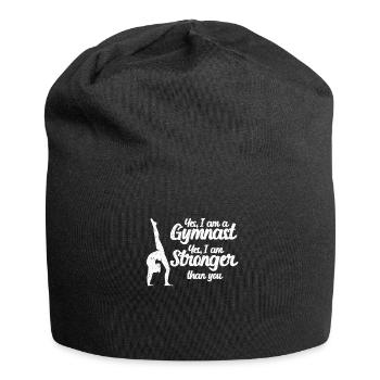 Turnerin - Jersey-Beanie - Schwarz - Vorne