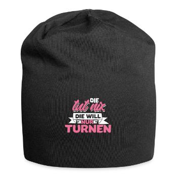 Gymnastique Handstand Gymnastique Cadeau de gymnastique artistique - Bonnet en jersey - noir - Devant