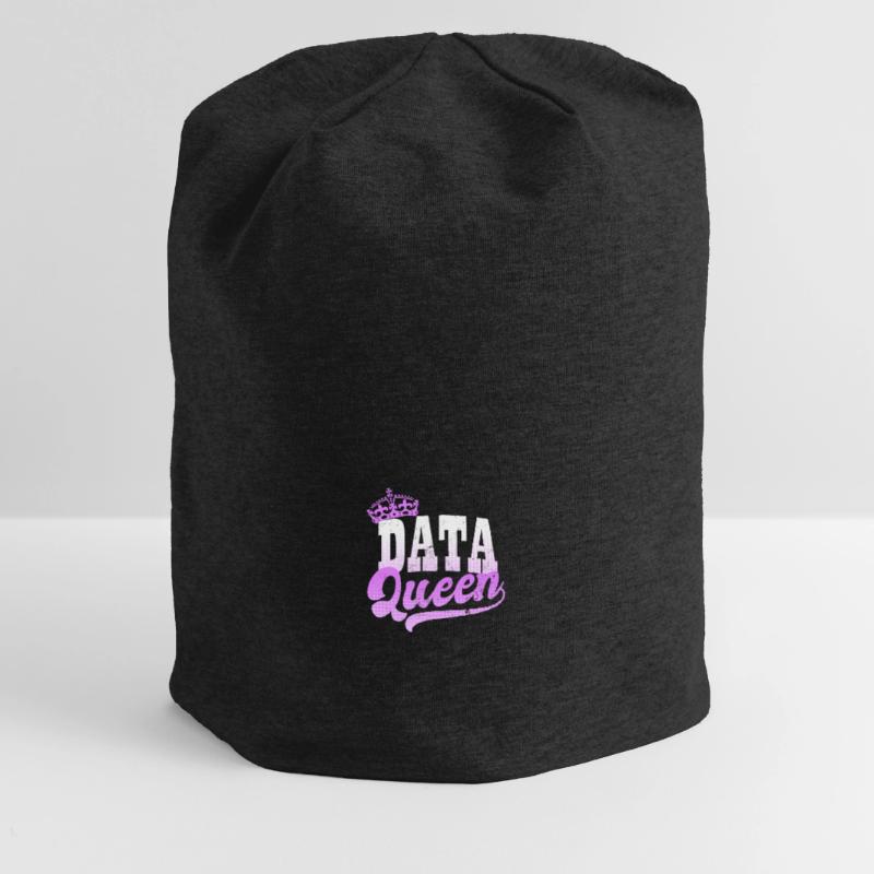 Data Nerd Data Queen Geschenk Jersey-Beanie