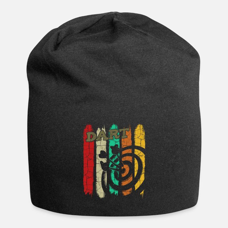 Dart - Jersey-Beanie - Schwarz