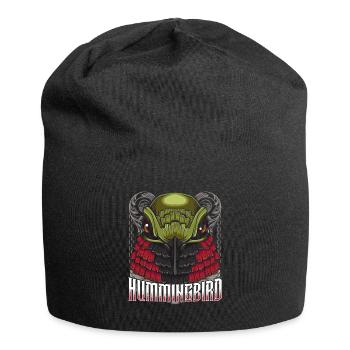 Kolibri - Jersey-Beanie - Schwarz - Vorne