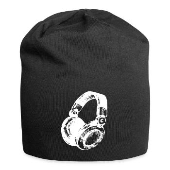 DJ Headset - Jersey Beanie - black - Front