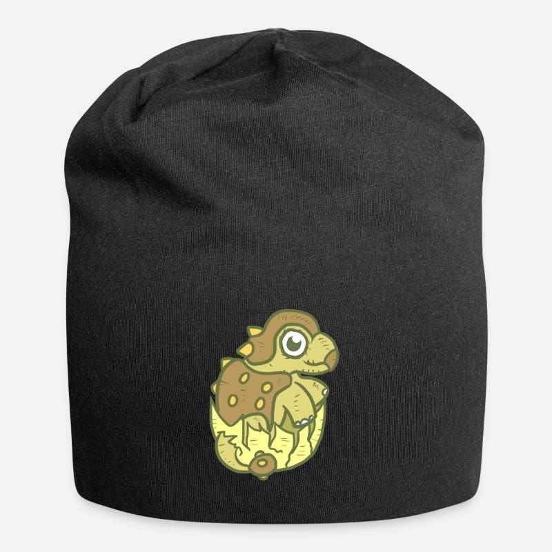 vilain bébé Dino - Bonnet en jersey - noir