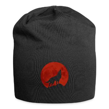 loup - Bonnet en jersey - noir - Devant