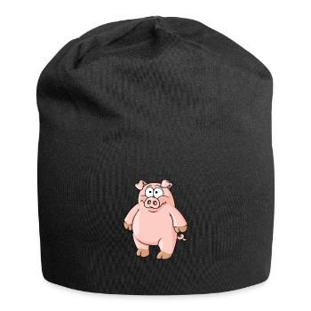 Oink, Oink - Jersey Beanie - black - Front