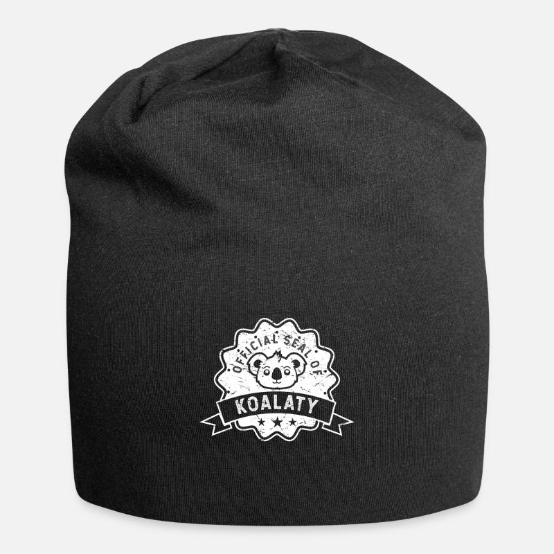 koala - Bonnet en jersey - noir