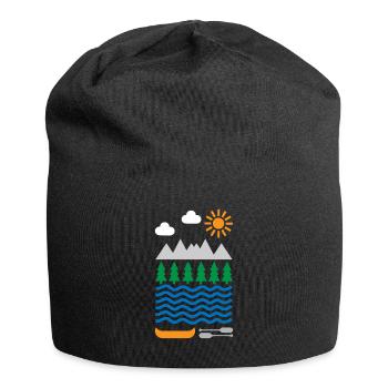 Kajak - Bonnet en jersey - noir - Devant