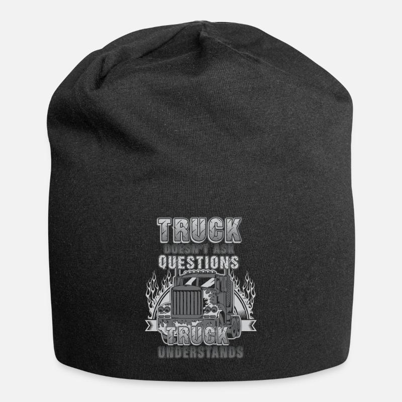 Truck Doesn t Ask - Jersey-Beanie - Schwarz