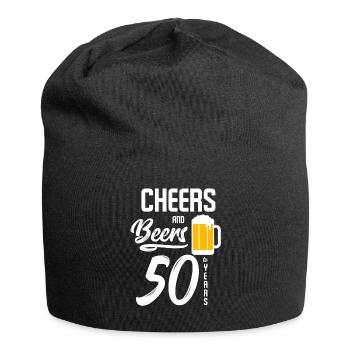 Bière anniversaire - Bonnet en jersey - noir - Devant