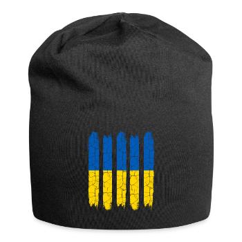 Ukraine - Jersey-Beanie - Schwarz - Vorne