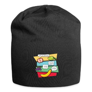 Funny fruits - Jersey Beanie - black - Front