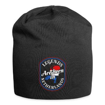 Niederlande Geschenk Niederländer Lustig Witz - Jersey-Beanie - Schwarz - Vorne