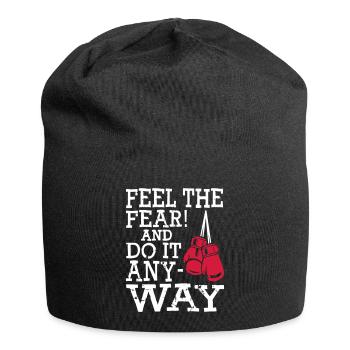 Boxen Boxing - Jersey-Beanie - Schwarz - Vorne